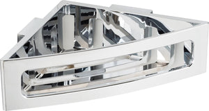 Wenko turbo-loc bralia hoekrek chroom 35x9cm - doucherek - douchemand - bevestigen zonder boren - zelfklevend