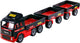 Cavallino mammoet vrachtwagen met dubbele aanhanger, schaal 1:16