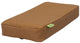 Dresco bagagedragerkussen – comfortabel - bruin – afmeting 32x15x5cm – montage met tie-wraps – rits in hoes