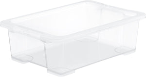 Rotho core basic opbergbox - set van 4 - stapelbaar - 30 ltr