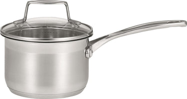 Scanpan impact steelpan 16 cm met glasdeksel