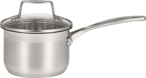 Scanpan impact steelpan 16 cm met glasdeksel