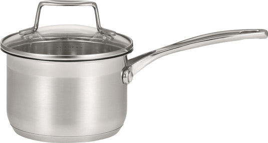 Scanpan impact steelpan 16 cm met glasdeksel