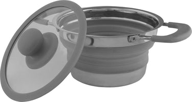 Eurotrail pan met deksel medium - grey