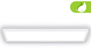 Briloner tava a - eek a led plafonniere - plafondlamp met achtergrondverlichting - met indirect licht - 4.000 k - 4.800 lm - 21w - 98cm - wit