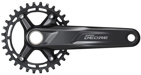 Shimano crankstel deore fc-m5100-1 10 11 speed - 30 tands - 170 mm - zwart