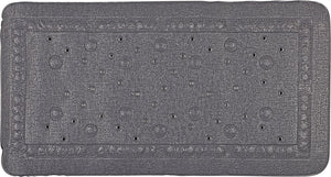 Differnz tutus anti-slip inlegmat bad 68x36cm antraciet