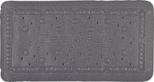 Differnz tutus anti-slip inlegmat bad 68x36cm antraciet