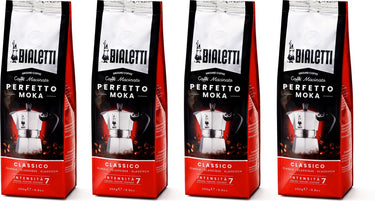 Bialetti moka classico gemalen koffie - 4 x 250 gram
