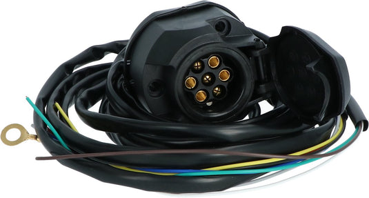 Carpoint trekhaakkabelset 7-polig – 12v – 2 meter – universeel – voor aanhangerverlichting – betrouwbare aansluiting