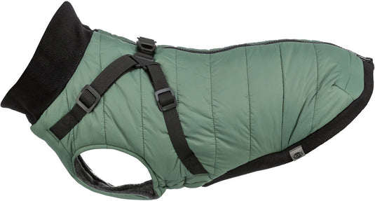 Trixie hondenjas pontis met tuig saliegroen 36 cm