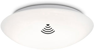 B.k.licht briloner elipso - led plafonniére - met bewegingsmelder - badkamerverlichting - plafondlamp met sensor - schemersensor - timer - ø27.8 cm