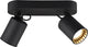 Trio pago - spot - zwart mat - excl. 2x gu10 4,9 w - plafondbevestiging