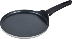 Brabantia indu+ pannenkoekenpan - ø 24 cm - flensjespan - keramische antiaanbaklaag - geschikt voor inductie - 100% pfas vrij - vaatwasserbestendig - grijs