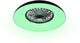 Rl live your light reality svaerholt - ventilator - zwart - incl. 1x smd 34 w - afstandsbediening - geintegreerde dimmer - traploos instelbare lichtkleur - rgbw-kleurenwisselaar - 5 snelheidsniveaus - geheugenfunctie - zomer- en wintermodus - dynamisch li