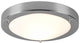 Trio condus - plafondlamp - nikkel mat - excl. 1x e27 60w - badkamerverlichting - ip44