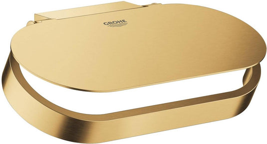 Grohe selection closetrolhouder met deksel - cool sunrise geborsteld (mat goud) - 41069gn0