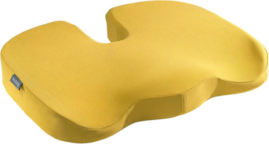 Leitz ergo cosy ergonomisch zitkussen voor bureaustoel - warm geel