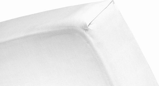Cinderella molton hoeslaken - matrasbeschermer - beschermt tegen incontinentie - 90x200 cm - tot 25 cm - wit