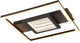Rl live your light reality wheeler - plafondlamp - zwart mat - incl. 1x smd 16 w - wandmontage