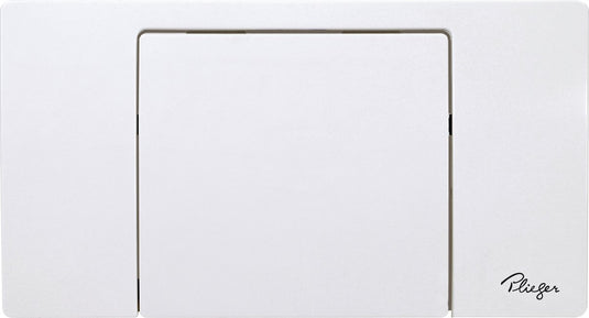 Plieger neckar bedieningspaneel – bedieningspaneel toilet wit – frontbediening – 1 start stop knop
