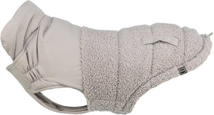 Trixie hondenjas - grijs 30cm - warme polyester, verstelbare borstflap, modieuze sierzakken