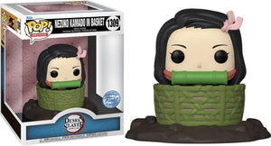 Funko pop! demon slayer - nezuko in basket deluxe - special edition exclusive