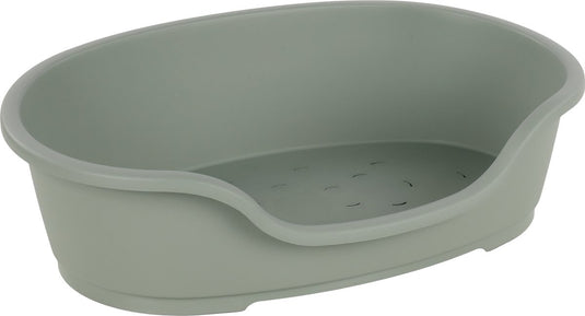 Flamingo mand tuck ovaal olijfgroen l 70-81cm