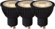 Lucide mr16 - led lamp - ø 5 cm - led dimbaar - gu10 - 3x5w 3000k - zwart - set van 3
