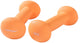 Tunturi dumbbell set - 2 x 1,0 kg - neopreen - fluor oranje - incl. gratis fitness app
