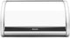 Brabantia broodtrommel - met schuifdeksel - medium - brilliant steel