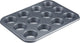 Westmark bakvorm voor 12 muffins, antiaanbaklaag, koudgewalst staal, back meister, antraciet, 32902270