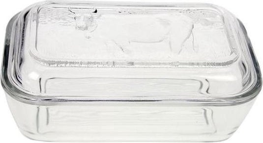 Luminarc vaca botervloot - wit - glas - 17 x 7 cm