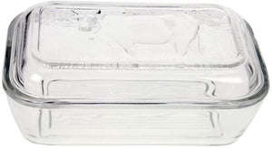 Luminarc botervloot vaca wit glas (17 x 7 cm)