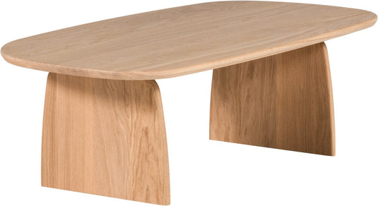 Woood tablo salontafel 110 cm - eiken - transparant - 35x110x59