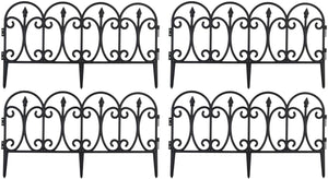 Kinzo - tuinhek 4pc - 4 stuks - afmeting 59x33 mm - kunststof