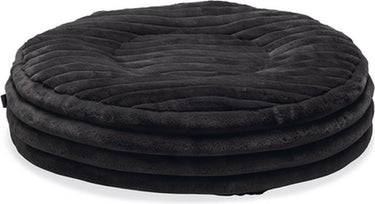 Designed by lotte reza - hondenkussen - rond - antraciet - 65x65x16 cm