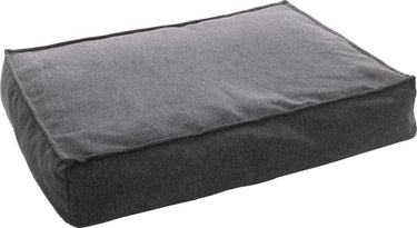 Flamingo hondenkussen – avalon rechthoekig donkergrijs – orthopedisch memory foam – 100x70x18 cm – afneembare hoes antislip bodem