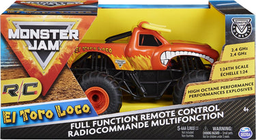 Monster jam rc - el toro loco monstertruck - schaal 1:24 - 2,4 ghz - speelgoedvoertuig