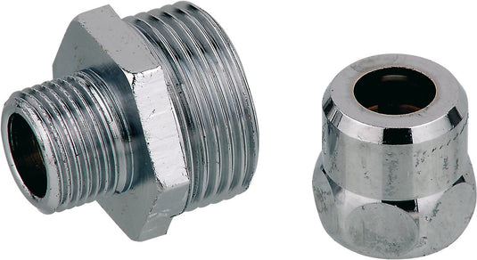 Kirchhoff ms knelfitting-nippel - chroom - 3 4 bu x 10 mmq