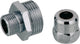Kirchhoff ms knelfitting-nippel - chroom - 3 4 bu x 10 mmq