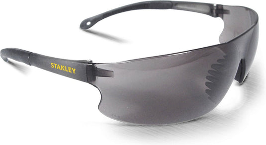 Stanley sy120 veiligheidsbril - montuurloos - 1 stuk - smoke kleur met krasbestendige lens