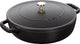 Staub hapjespan chistera - zwart - ø 24 cm 2.4 liter