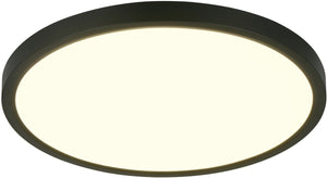 Rl live your light reality draco - plafondlamp - zwart mat - incl. 1x smd 30 w - dimbaar met schakelaar - wand- en plafondmontage - geheugenfunctie via de wandschakelaar - eenvoudig te bevestigen - dip - schakelaar
