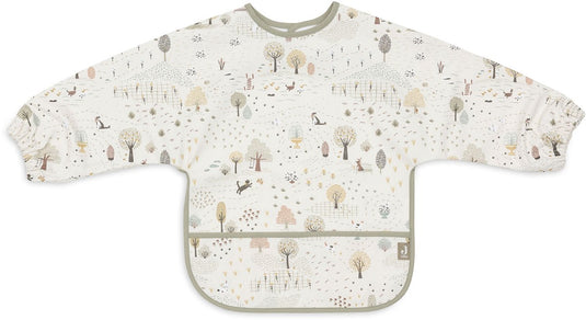 Jollein slabbetjes waterproof met mouw - 1 stuk - 75 cm - tiny park