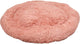 Flamingo mand krems – rond – oudroze – 90 x 65 x 18 cm – comfortabele mand voor middelgrote honden zoals beagle, cocker spaniel en shiba inu