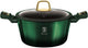 Berlingerhaus berlinger haus 6058 - braadpan met titanium coating - 24 cm - met deksel - emerald collection