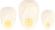 Vaessen creative pons set - figuurpons - bloemen - 3 st. - 1,5 tot 3,8 cm