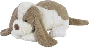 Happy horse hond david knuffel 38cm - wit beige - baby knuffel