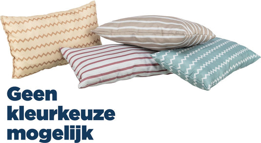 Trixie speelkussen catnip - katoen xxl 30x19 cm - 2 stuks assorti